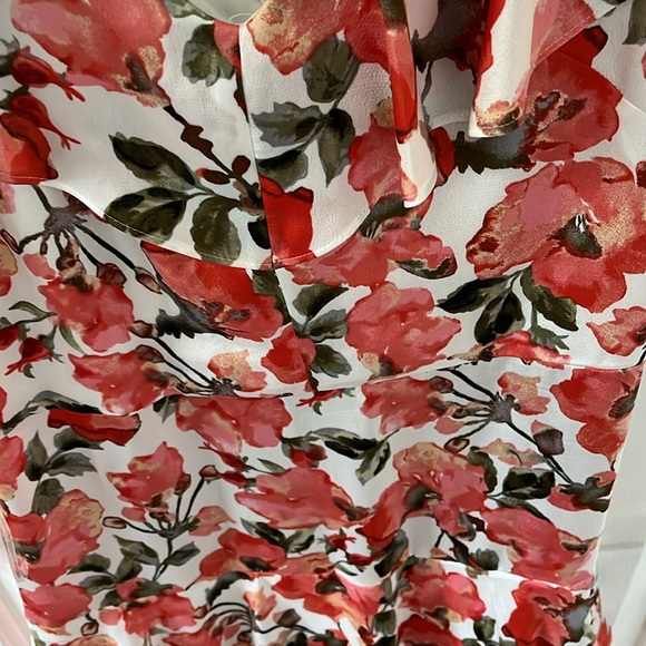 Floral printed cocktail dress size 12 - Picture 3 of 4